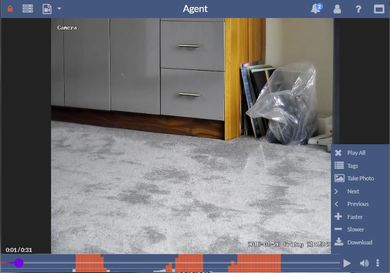Playback in Agent DVR